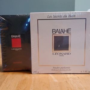 Balahe Leonard of Paris perfume and dusting powder